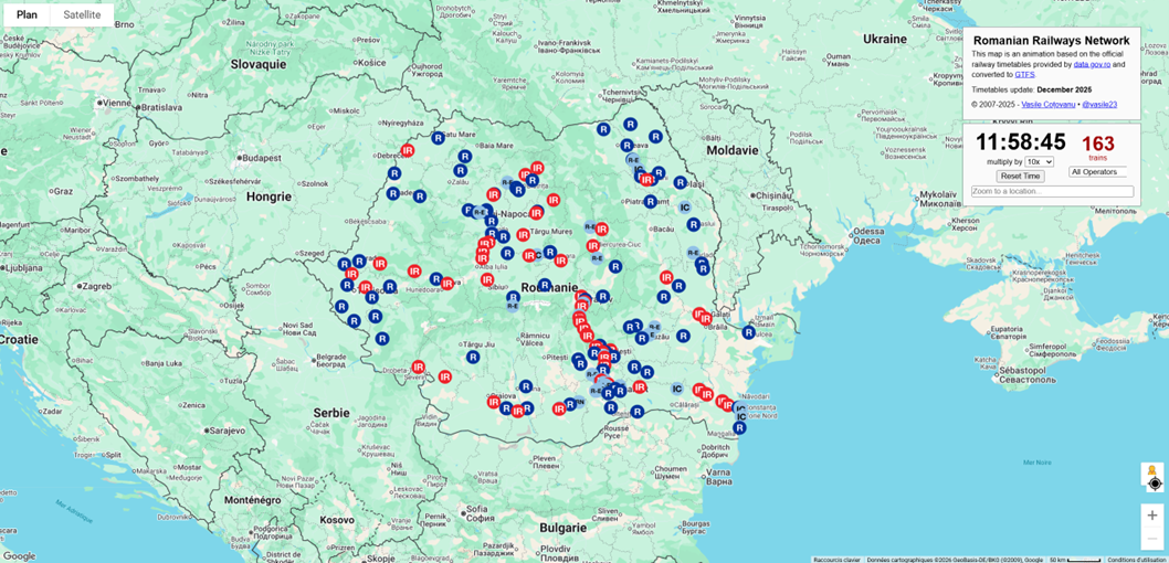 Carte Cfr.webgis.ro