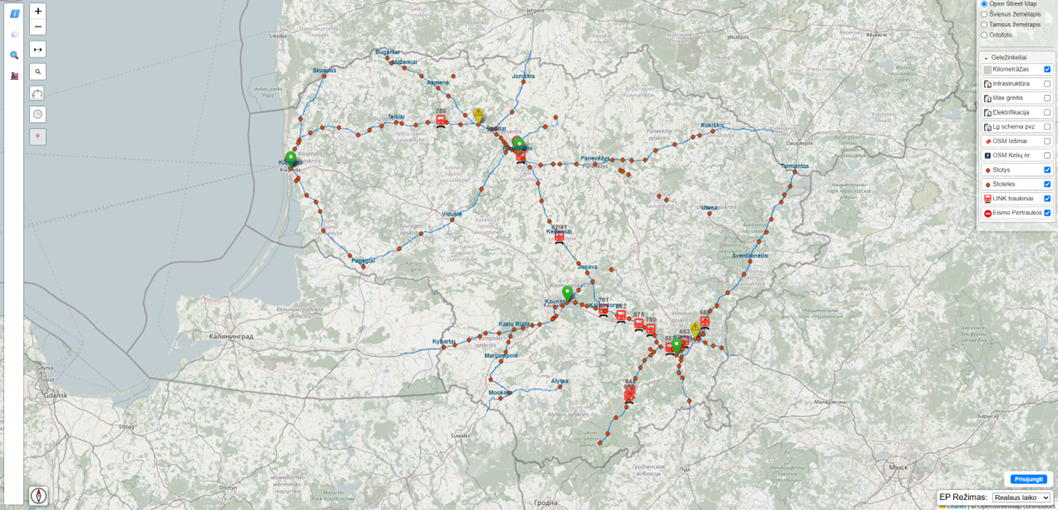 Carte Lgmap.lt