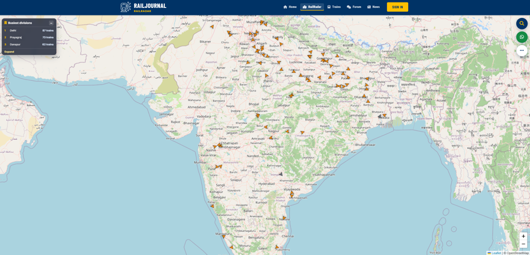Carte Railjournal.in